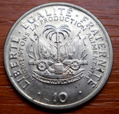 HAITI 10 CENTS 1975 foto