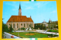 Cluj Napoca - Piata Libertatii - ISTORIE, TURISM, ARTA - necirculata anii 1986 - 2+1 gratis toate produsele la pret fix - RBK2994 foto