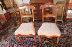 Set scaune Biedermeier an 1870.REDUCERE!!!! foto