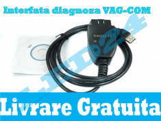 Interfata Diagnoza VAG COM 11.11.3 Tester auto, OBD2 OBD II CAN BUS HEX VCDS + SOFTWARE + GARANTIE foto