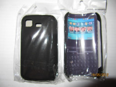 Husa plastic Hard case Grid mesh Samsung Ch@t 322 C3222 foto