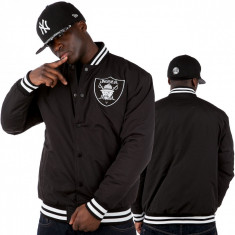 Geaca de baseball Joker Brand Raiders neagra. foto