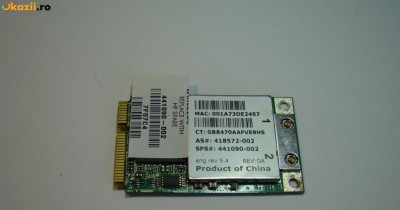 placa wireless pci-e HP Pavilion DV6500 DV6000 ETC 441090-002 BCM94311MCGHP3 foto