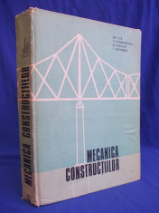 GH.ILIE / V.FIERBINTEANU - MECANICA CONSTRUCTIILOR - EDITURA TEHNICA - 1987 foto