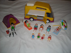 Playmobil 3647 - Camper Car - Masina camping cu cort si pescar foto