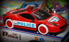 Masina de politie cu sunete si lumini / O super jucarie pentru baietei! foto