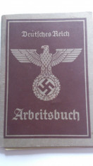 Arbeitbuch nazist original foto