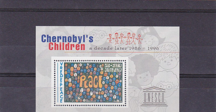 UNESCO ,copii 10 ani Cernobal, Sud Africa.