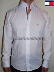 Camasi TOMMY HILFIGER Model 2013 - Slim Fit - Alb / Bleumarin foto