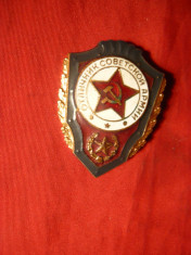 Insigna Militara Ucenic in Armata Sovietica URSS foto