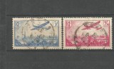 FRANTA 1936 - AVIOANE SURVOLAND PARISUL, POSTA AERIANA, deparaiata stampilata R1
