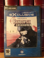 RAINBOW SIX LOCKDOWN -JOC PC/DVD (2006) NOU/SIGILAT foto