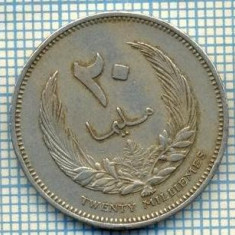 3776 MONEDA - LIBYA - 20 MILLIEMES - anul 1965(1385) ? -starea care se vede