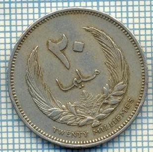 3776 MONEDA - LIBYA - 20 MILLIEMES - anul 1965(1385) ? -starea care se vede