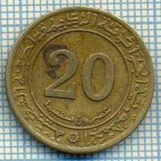 3745 MONEDA - ALGERIA - 20 CENTIMES - anul 1972 -starea care se vede