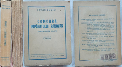 Iovan Ducici , Comoara regelui Radovan ; Cartea despre soarta , 1946 foto