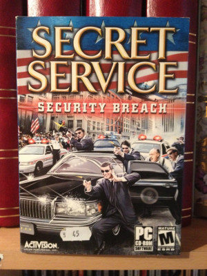 SECRET SERVICE - SECURITY BREACH - JOC PC/DVD (2004) - NOU/SIGILAT foto