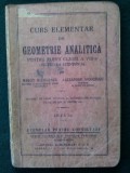 Cumpara ieftin Curs elementar de GEOMETRIE ANALITICA pentru clasa a VIII - a Editia I - a