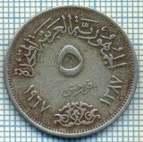 3824 MONEDA - EGYPT - 5 PIASTRES - anul 1387(1967) ? -starea care se vede