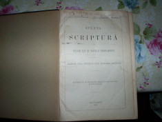 Sfanta Scriptura a vechiului si noului testament+Noul testament al Domnului si mantuitorului nostru IIsus Hristos(an 1921) foto