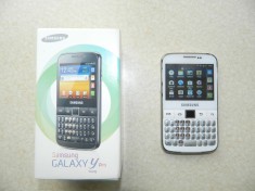 Telefon Smartphone Samsung Galaxy Y Pro - Android QWERTY si Touchscreen foto
