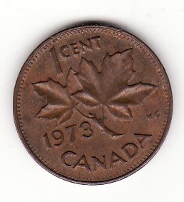 Canada 1 cent 1973 - Elizabeth II