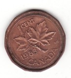 Canada 1 cent 1983 - Elizabeth II, America de Nord