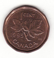 Canada 1 cent 1995 - Elizabeth II foto