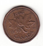 Canada 1 cent 1993, America de Nord