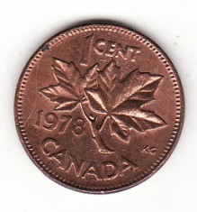 Canada 1 cent 1978 - Elizabeth II foto