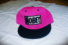 Sapca snapback OBEY pink swag -50% foto