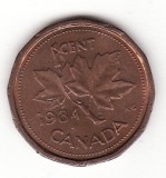 Canada 1 cent 1984 - Elizabeth II, America de Nord