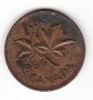 Canada 1 cent 1966 - Elizabeth II, America de Nord