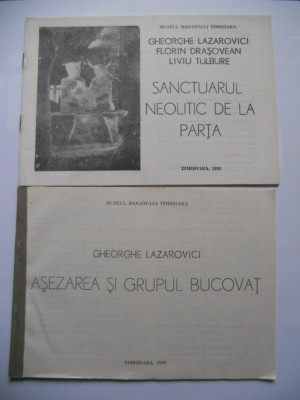 BANAT-GHEORGHE LAZAROVICI-SANCTUARUL DE LA PARTA SI ASEZAREA BUCOVAT,TIMISOARA,1991 foto