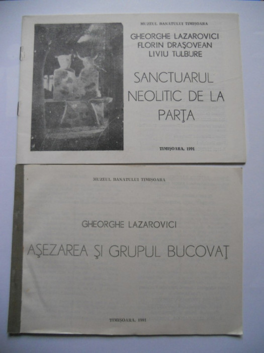 BANAT-GHEORGHE LAZAROVICI-SANCTUARUL DE LA PARTA SI ASEZAREA BUCOVAT,TIMISOARA,1991