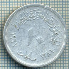 3854 MONEDA - EGYPT - 10 MILLIEMES - anul 1386(1967) ? -starea care se vede