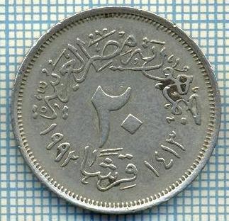 3852 MONEDA - EGYPT - 20 PIASTRES - anul 1413(1992) ? -starea care se vede foto