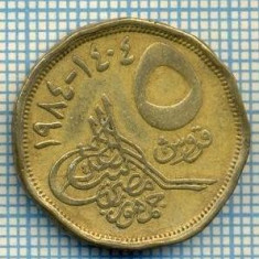 3853 MONEDA - EGYPT - 5 PIASTRES - anul 1404(1984) ? -starea care se vede