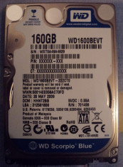 HDD laptop 160GB SATA foto