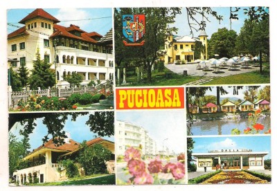 carte postala(ilustrata)-PUCIOASA -colaj foto