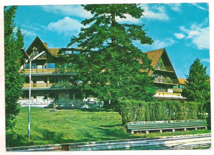 carte postala(marca fixa)-TIMISUL DE SUS-Hotel Timis