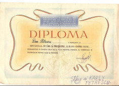 DIPLOMA 1953 foto