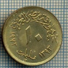 3877 MONEDA - EGYPT - 10 MILLIEMES - anul 1393(1973) ? -starea care se vede