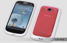 Husa TPU 2 in 1 + Folie Protectie Samsung Galaxy S3 i9300 by Yoobao Originala Pink foto