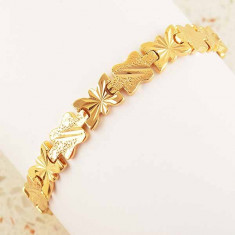 Bratara masiva 9k GOLD FILLED unisex foto