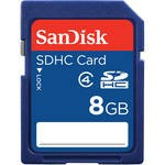 CARD MEMORIE SANDISK 8GB SDHC CLASS 4 foto