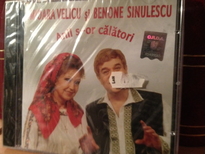 MIOARA VELICU &amp;amp; BENONE SINULESCU - ANII S-OR CALATORI -ELECTREC (CD NOU,SIGILAT) foto