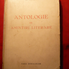 Gr.Tausan -Antologie de Amintiri Literare - Prima Ed. 1945