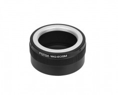 Adaptor obiective M42 la camere Canon EOSM EOS M foto