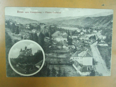 Carte postala Bran spre Campulung Piatra Craiului 1933 foto